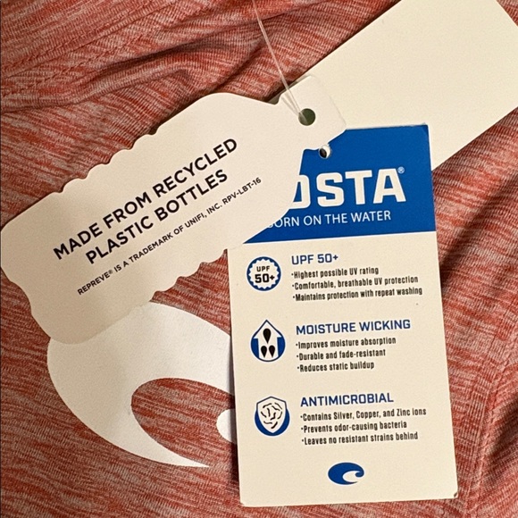 Costa Men’s Long Sleeve Top in Small - Heathered Red - Picture 5 of 7